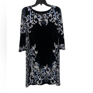 WHBM 3/4 Sleeve Floral Dress, Size M, LIKE NEW